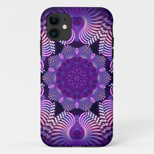 万華鏡のように千変万化するパターン（骨）突起花I Case-Mate iPhoneケース (裏面)