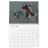 万華鏡のように千変万化するパターン: 4way Skydivingのチーム カレンダー (3月 2027)