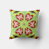 万華鏡のように千変万化するパターン'K1 SQ' クッション (裏面)