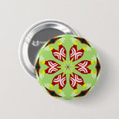 万華鏡のように千変万化するパターン'K1 SQ' 缶バッジ (正面&裏面)