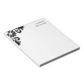 万華鏡のダマスクコーナー ノートパッド (アングル)