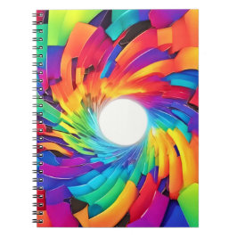 万華鏡の渦:旅カラフル路 ノートブック