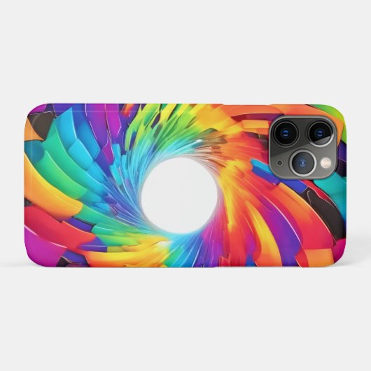 万華鏡の渦：旅カラフル路 Case-Mate iPhoneケース (裏面(横))