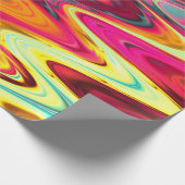 万華鏡の輝き:きらめくガラスインスパイア ラッピングペーパー (角)