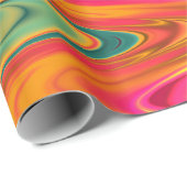 万華鏡の輝き:きらめくガラスインスパイア ラッピングペーパー (ロールコーナー)