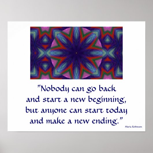 万華鏡やる気を起こさせるのポスター。今日から ポスター (正面)