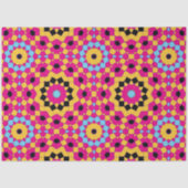 万華鏡カラフルモザイク幾何模様 薄葉紙 (正面)