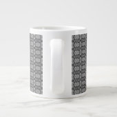 万華鏡グレー ジャンボコーヒーマグカップ (裏面)