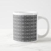 万華鏡グレー ジャンボコーヒーマグカップ (右)
