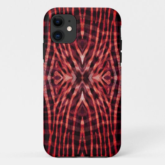 万華鏡ゼブラ柄 Case-Mate iPhoneケース (裏面)