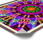 万華鏡トリップ(幻覚体験)のようなのポスター ポスター (角)