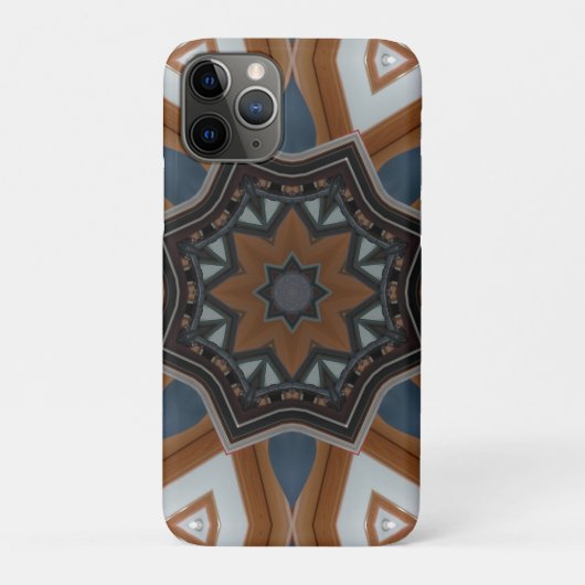 万華鏡ブラウンの星 Case-Mate iPhoneケース (裏)