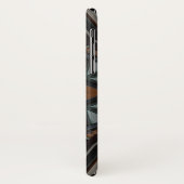 万華鏡ブラウンの星 Case-Mate iPhoneケース (裏面/左)