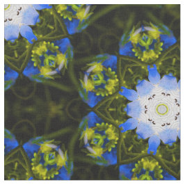 万華鏡ベビーブルーアイズ春の花 ファブリック