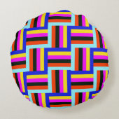 万華鏡格子 ラウンドクッション (裏面)