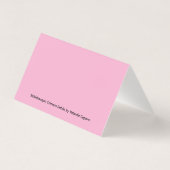 万華鏡紅色ダリア空白のグリーティングカード (裏面)