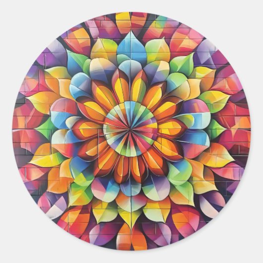 万華鏡 ラウンドシール (正面)