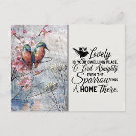 万軍の主よ、あなたの住む場所はなんて素敵なのだろう ポストカード