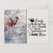 万軍の主よ、あなたの住む場所はなんて素敵なのだろう ポストカード (正面)