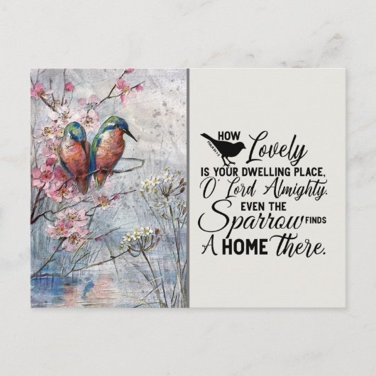 万軍の主よ、あなたの住む場所はなんて素敵なのだろう ポストカード (正面)