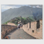 万里の長城で歩くこと ラッピングペーパー (フラット)