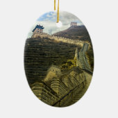 万里の長城の上 セラミックオーナメント (裏面)