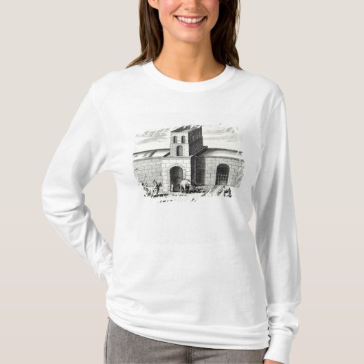 万里の長城の戸口 Tシャツ (正面)
