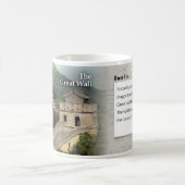 万里の長城の歴史的マグ コーヒーマグカップ (中央)
