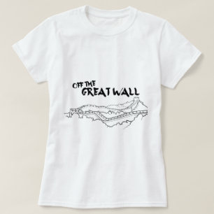 万里の長城を離れて Tシャツ