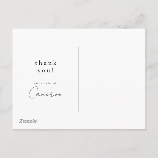 万里の長城 | 金山嶺, 中国 | ありがとう ポストカード (裏面)