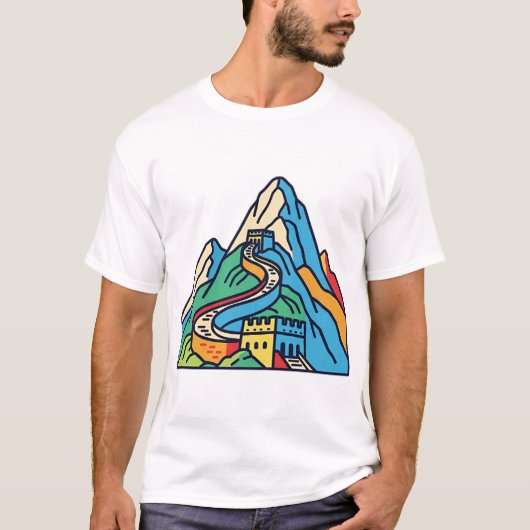 万里の長城 Tシャツ (正面)