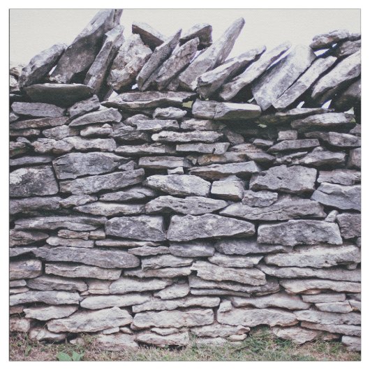 丈夫な積み重ねられた石の塀 ファブリック (見本)