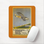 丈夫な航空会社 マウスパッド (マウス)