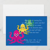 三おもしろいつの 招待状 (正面/裏面)