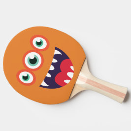 三おもしろいつ目の可愛い怪物。 卓球ラケット