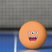 三おもしろい眼のかわいい怪物。 卓球ボール (ネット)