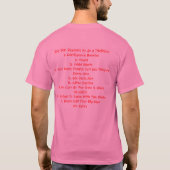 三か。 Tシャツ (裏面)