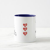 三つおもしろい子プレゼントの新しいパパ、赤ちゃんシャワー、 マグカップ (中央)