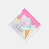 三つのおもしろい スタンダードカクテルナプキン (角)