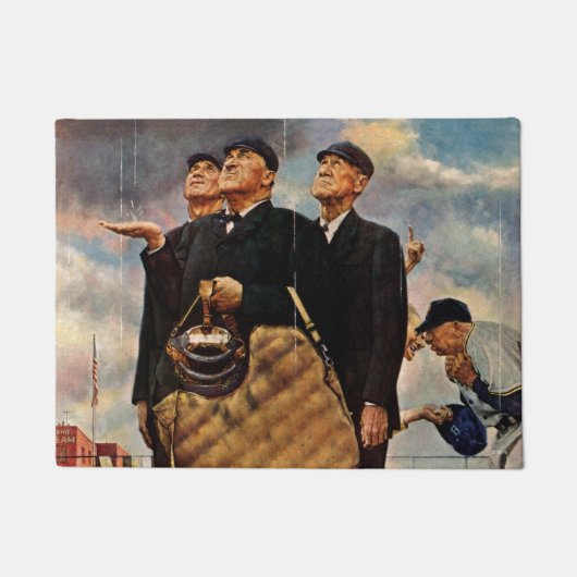 三つのウンパイア ドアマット (正面)