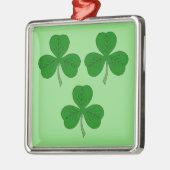 三つのシャムロック メタルオーナメント (左)