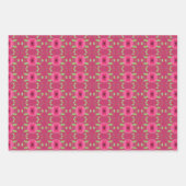 三つのデザイン ラッピングペーパーシート (正面3)