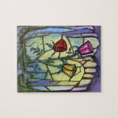 「三つのバラ」パズル ジグソーパズル (横)