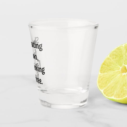 三つのパパのジョークおもしろいの飲酒 ショットグラス (右)