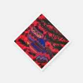 三つのボーブル スタンダードカクテルナプキン (角)