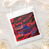 三つのボーブル フェイバーバッグ (クリップ留めされた状態)