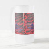 三つのボーブル フロストグラスビールジョッキ (正面左)