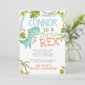 三つのレックス恐竜 招待状 (スタンド正面)