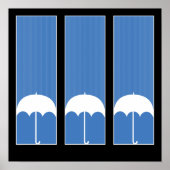 三つの傘 ポスター (正面)