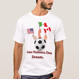 "三つの国、一つの夢" 2026年公式 Tシャツ